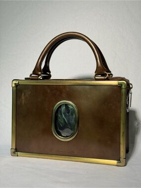 Vintage Jean Paul Gaultier Ruby Eye Leather Bag JPG Archive Rare